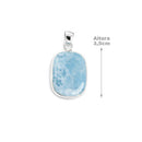 PINGENTE DE PRATA C/ LARIMAR - 65792