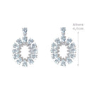 Brinco de Prata com Pedras - 66597
