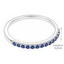Anel de Prata Aparador com Zircônias - 68299