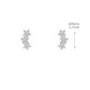 Brinco de Prata Contorno de Orelha (Ear Cuff) -  68301