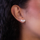 Brinco de Prata Contorno de Orelha (Ear Cuff) -  68301