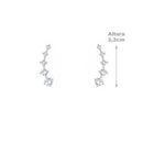 Brinco de Prata Contorno de Orelha (Ear Cuff) - 68302