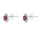 Brinco de Prata com Zircônias  - 68306