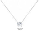 Gargantilha de Prata com Zircônia -68325