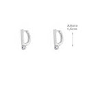 Argola de Prata com Zircônia - 68347
